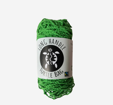 Sac en filet organique avec longues poignées : vert pomme 