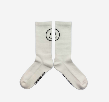 Chaussettes Smiley Blanches 