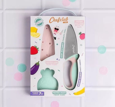 Couteau pour enfants avec protection pour les doigts 
