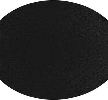 Placemat ovale noir