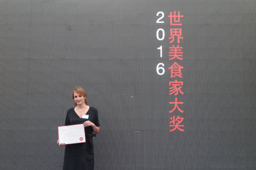 Sofie Dumont wint ‘World Gourmand Cookbook Award’ in China